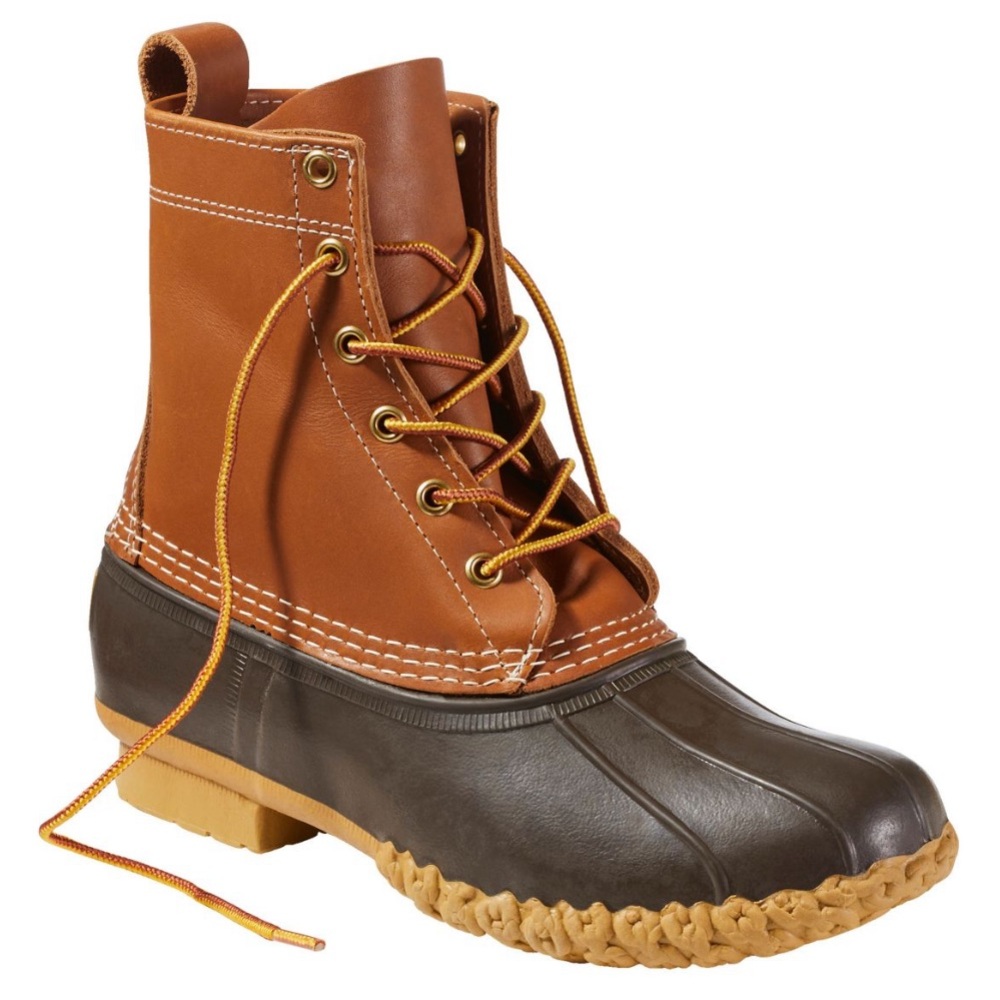 L.L. Bean 8” Thinsulate Bean Boots Women’s - size 6 wide- Tan/Brown
